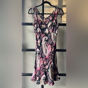 Lovely Vintage 90’s Angie Paisley Floral Mini Dress